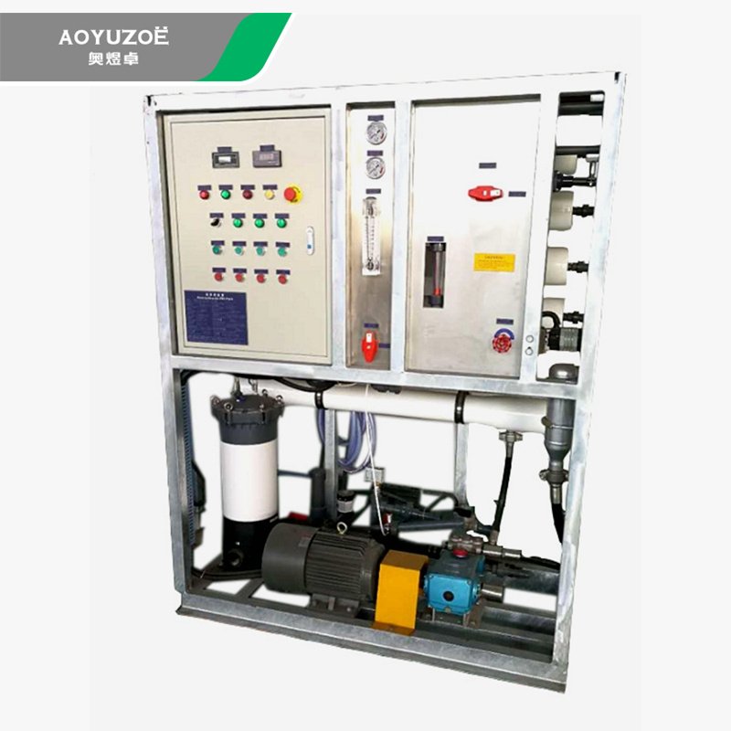Food safety grade UPVC pipeline water plant reverse osmosis filtration system containerized industrial water purifier