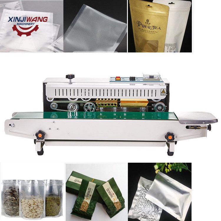 Manual sachet water plastic bag continous sealing machine band sealer