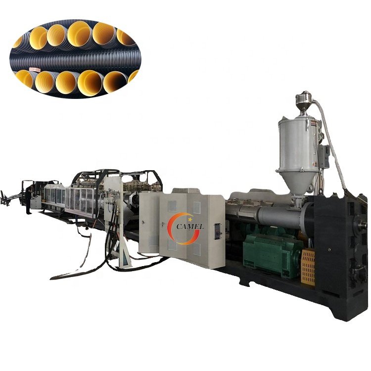 Single Wall Plastic Corrugated Pipe Extrusion Line Production Machine/double Wall Plastic Corrugated Pipe making machine
