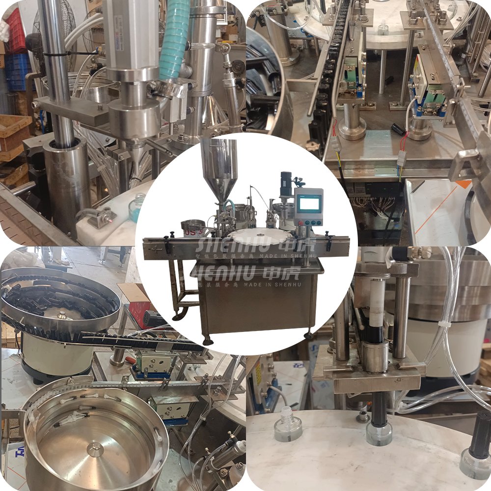 10ml Liquid Glass Bottle Production Packaging Line Automatic Custom Vial Filling And Capping Machine