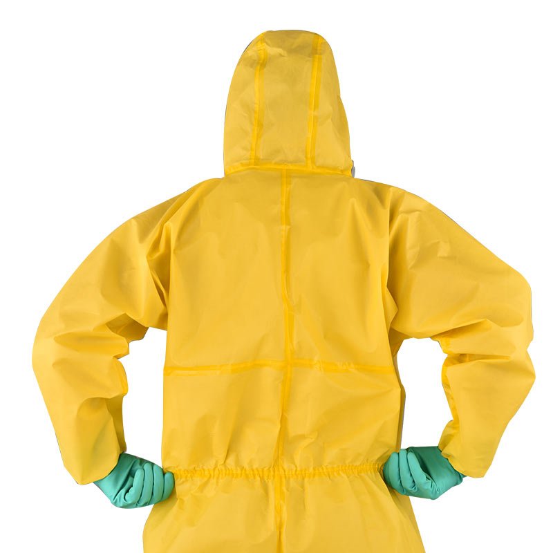 2023 Disposable Coverall safety Suit Pp Waterproof Coverall Chemical Resistant Chemical Resistant Coveralls