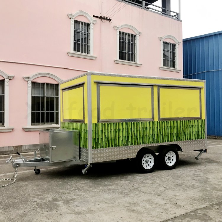 Vansle Food Truck Street with Windows Stairs Mabusinessina Thairestaurantefiber Glass Vendor Carts Juice Bar Trailer Buy 13 Foot