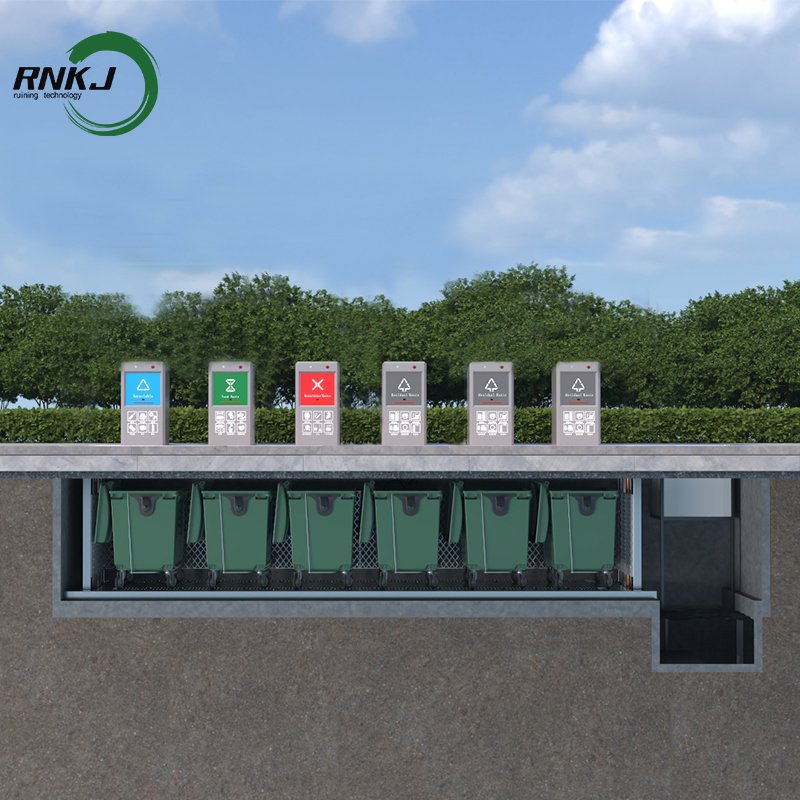 RNKJ custom green bin collections underground waste collection system
