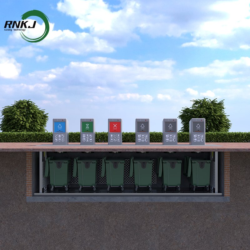 RNKJ custom green bin collections underground waste collection system