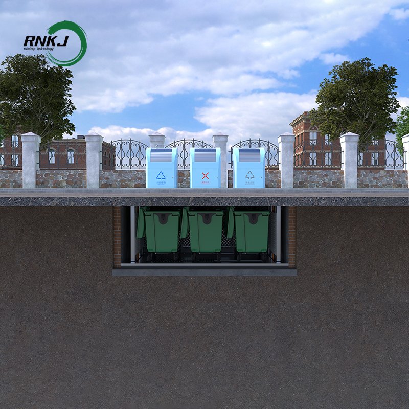 RNKJ custom green bin collections underground waste collection system
