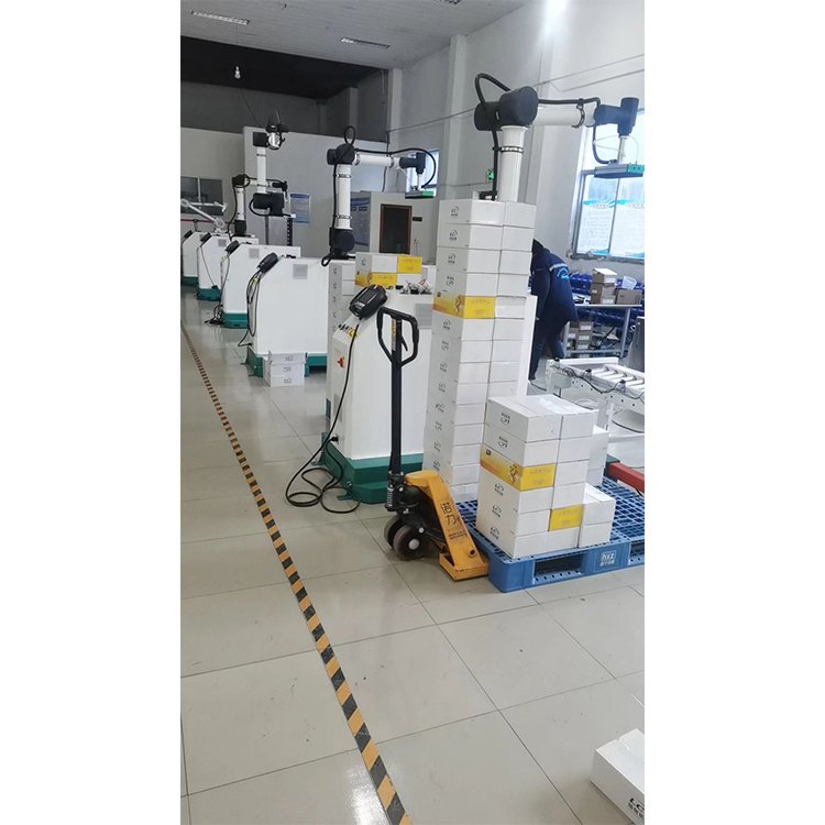 Fully Automatic Labor-saving Cartons Boxes Beverages Mineral Water Stacking Robot Palletizer Robot Intelligent Robot