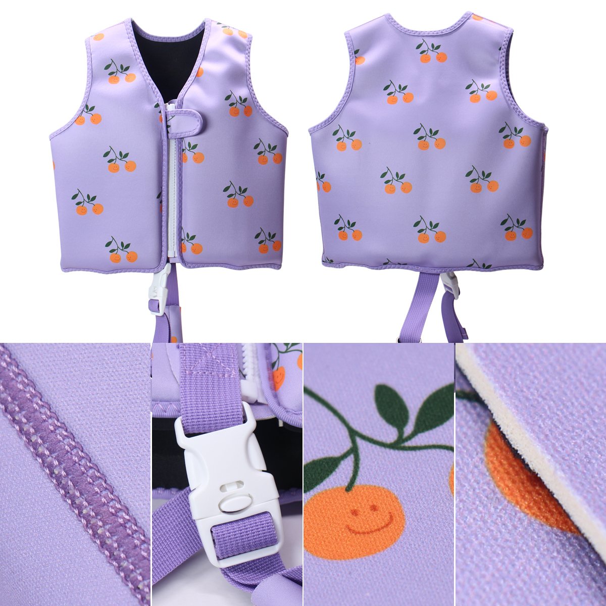 High Quality Custom Logo Buoyancy Foam Kids Vest For Swimming Kids Water Sports Swim Vest