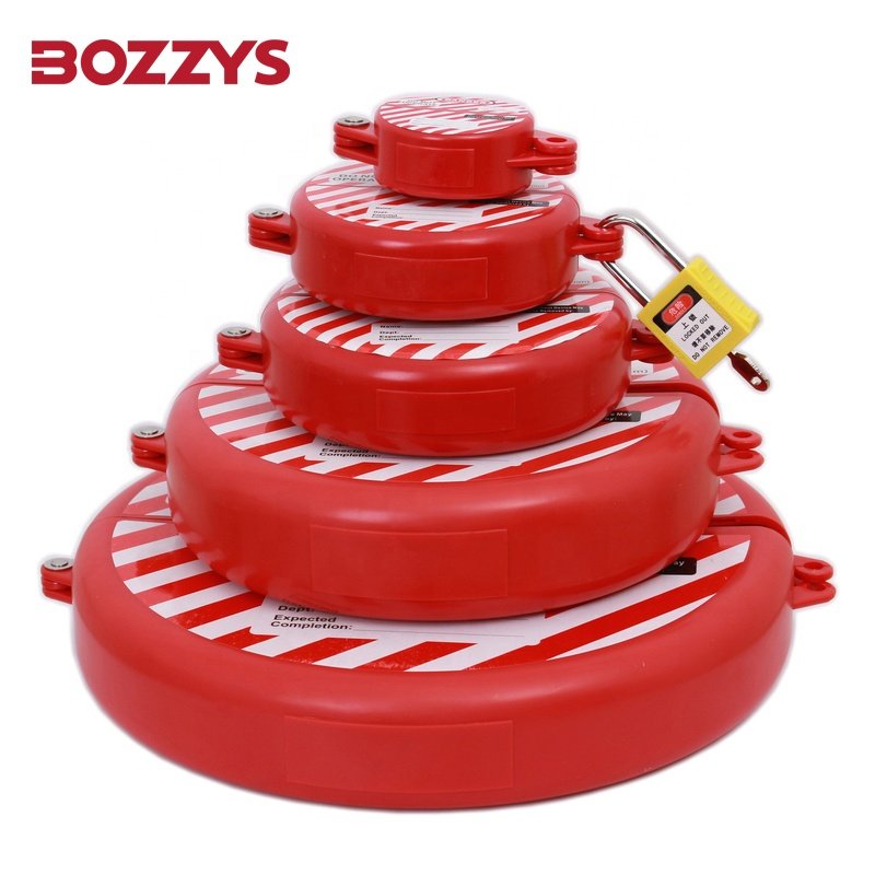 BOZZYS Industrial Safety Rotating Gate Valve Lockout for Handwheel 25mm to 330mm
