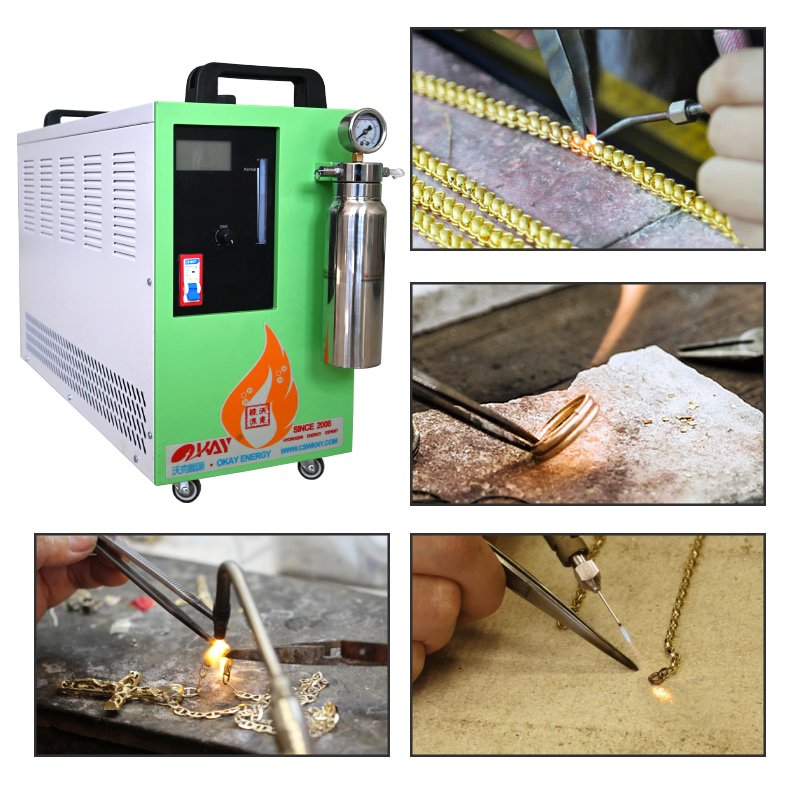 Jewelry Welding Machine HHO Gas Gold Silver Melting Oxy Hydrogen Jewelry Soldering Machine