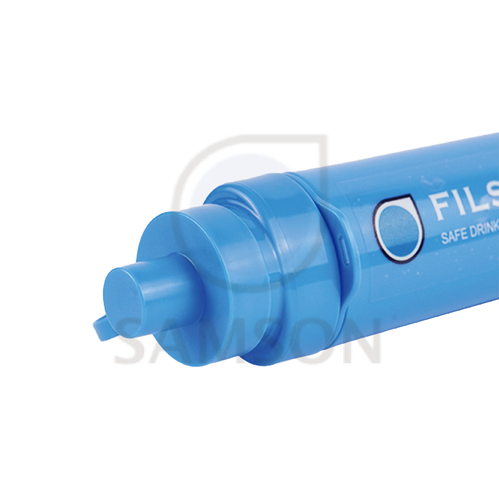 Hot selling product 2024 FS-002GR Removes impurities water filter straw for Outdoor safety