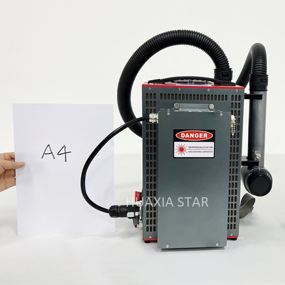 Factory 300W Portable Laser Cleaner Backpack Dust Laser Cleaning Machine Laser Rust Removal Handheld Gun For Metal
