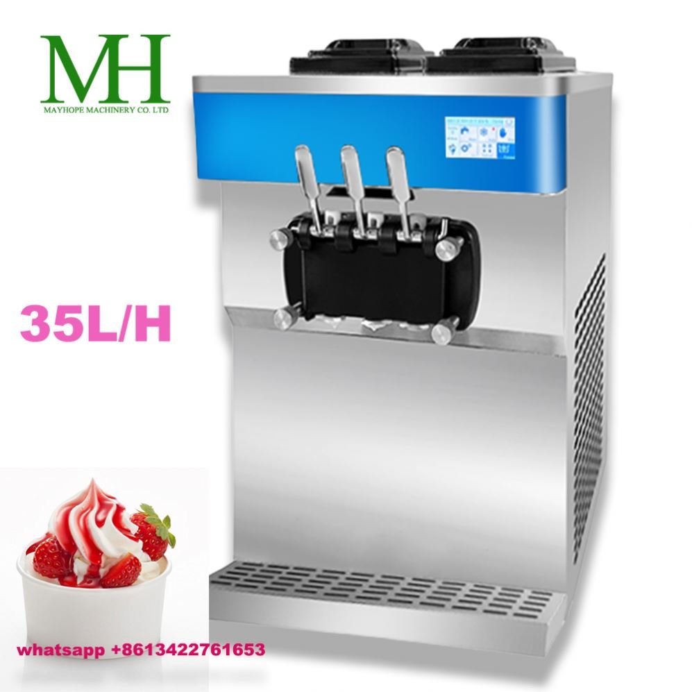 Frozen Acai Machine Safety Commercial Maquina De Hacer Helados Soft Ice Cream Machine