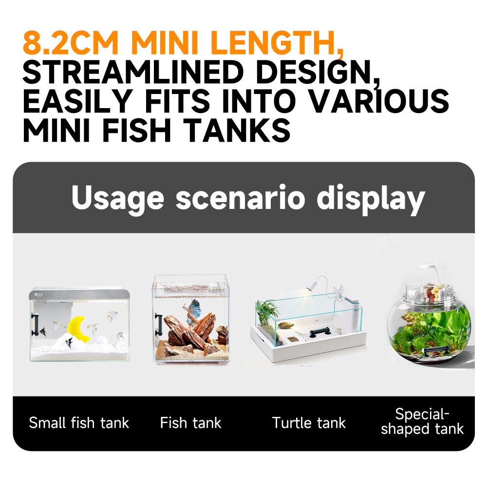 YEE High Quality 20W Aquarium Heater Turtle Automatic Thermostat Fish Tank Heating Rod With Controller