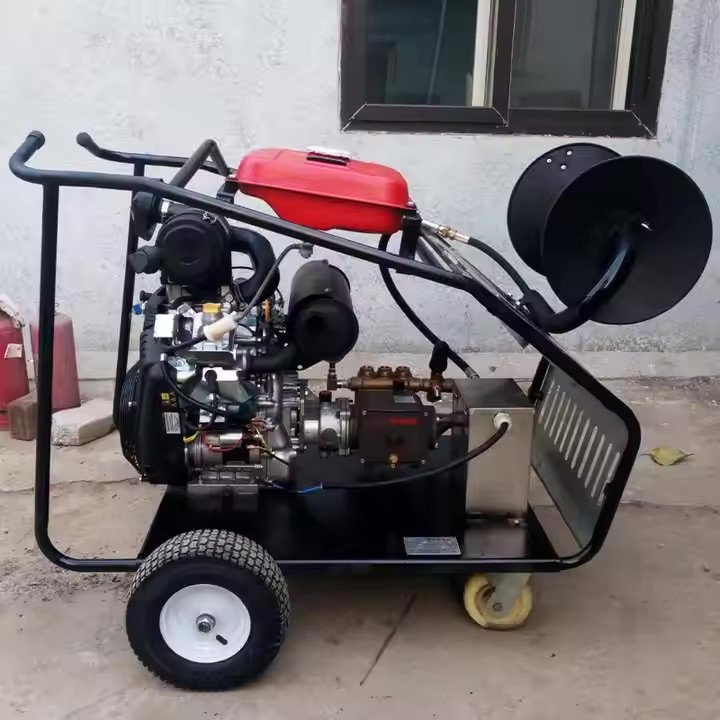 180bar Diesel Drive Sewer Jet Cleaning Machine Pipe Cleaning Machine