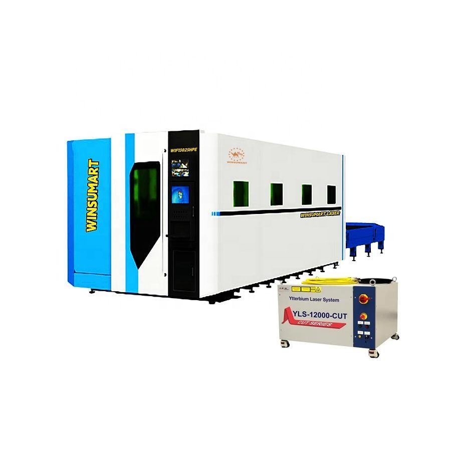 Winsumart WIF13025HPE Creative Factory OEM ODM Steel Sheet Structure CNC Fiber Laser Metal Cutting Machine For Building Field