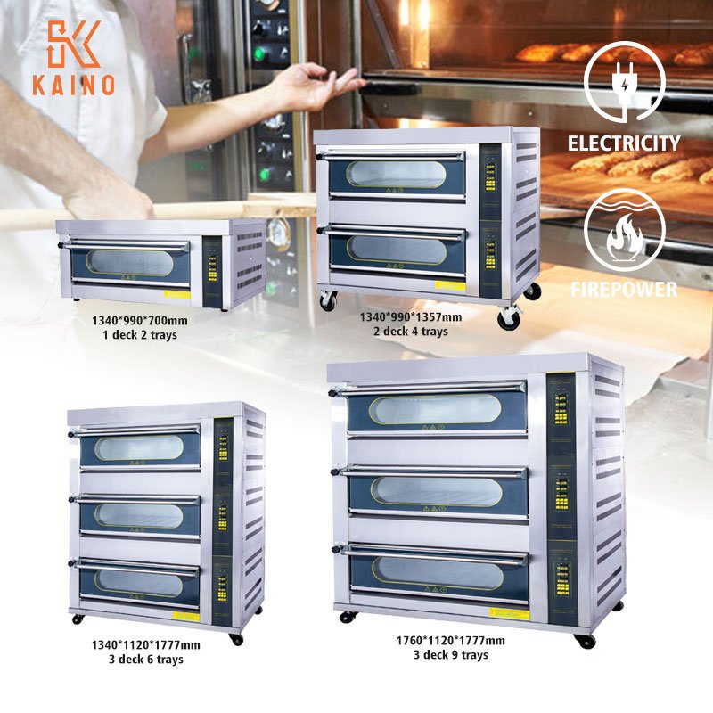 hot style competitive price cheap home use sinmag panel pizza electric 1 one deck one 3 tray ovens for bread