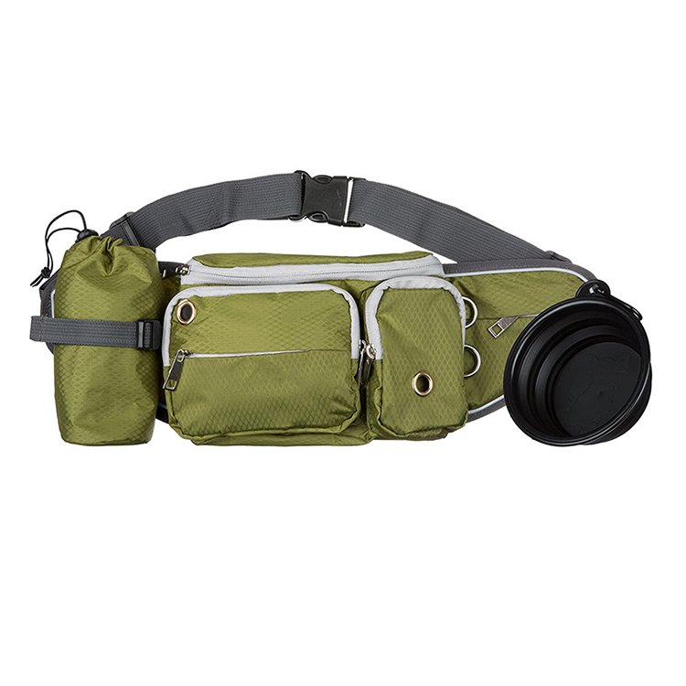 factory OEM custom logo running hiking cycling fanny pack black bum waist bag