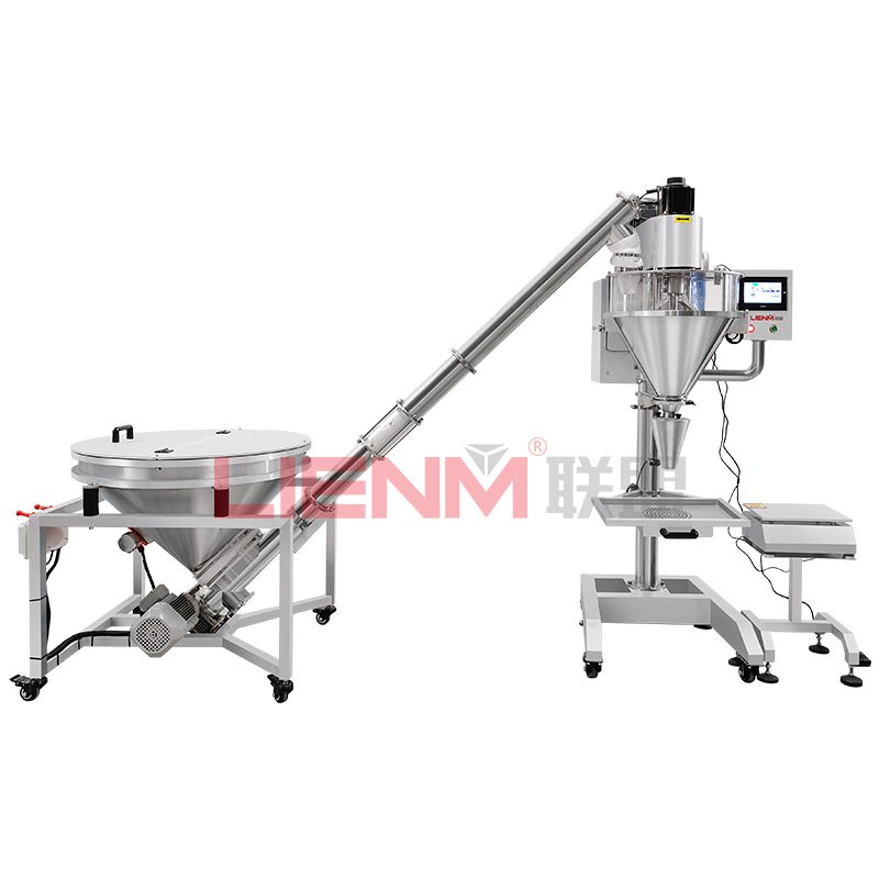 Customized Automatic Dry Powder Filling Machine 1-100g Detergent Powder Filling Packing Machine Pump Hydraulics Milk Tea Powder