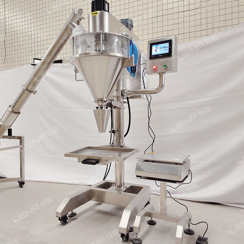 Customized Automatic Dry Powder Filling Machine 1-100g Detergent Powder Filling Packing Machine Pump Hydraulics Milk Tea Powder