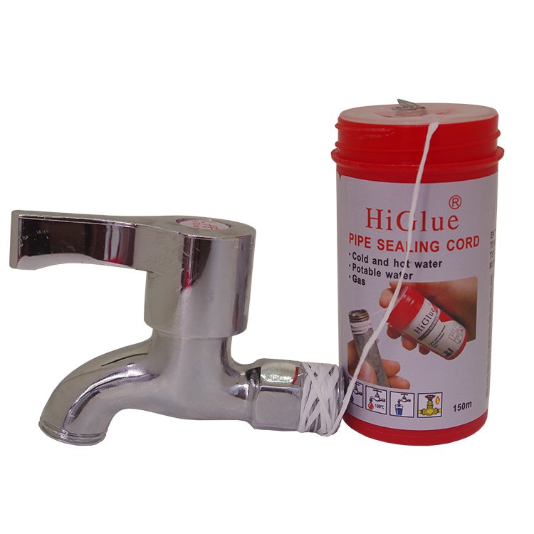 Higlue Factory Price 20m 50m Pipe Sealing String Cord Pipeline Simple Operation Cord For Water Leak