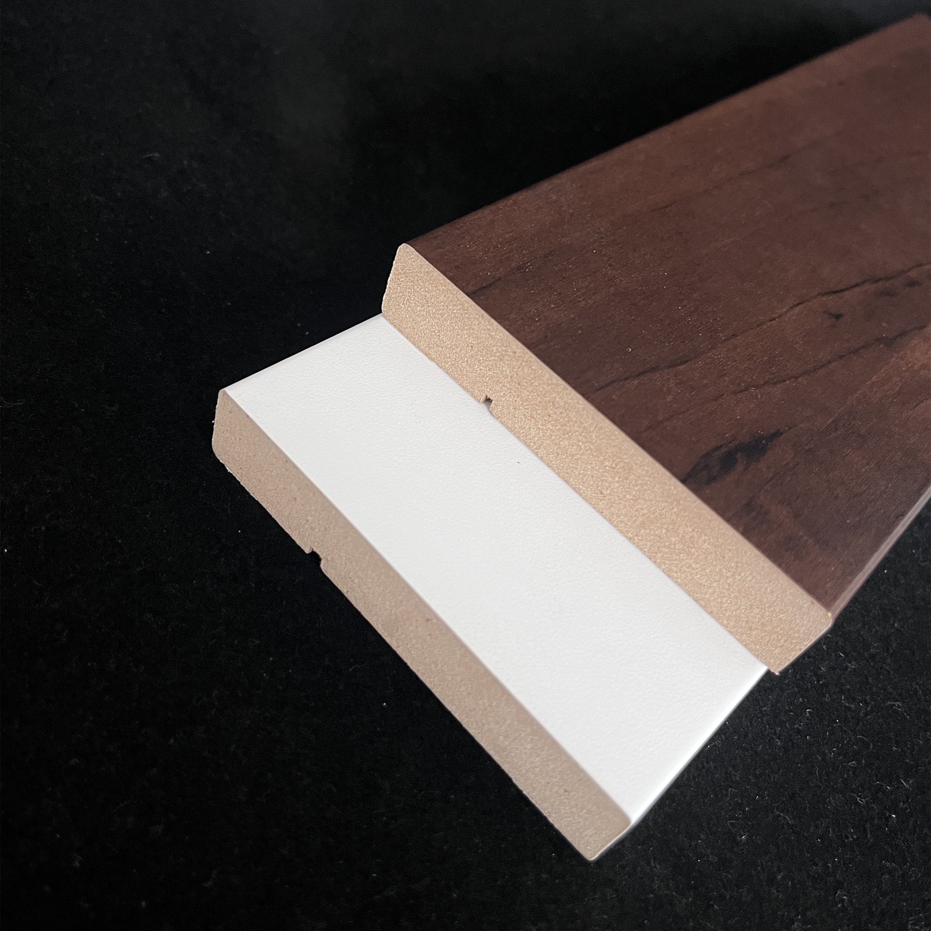 White Primed Wooden Skirting Board Wood MDF Baseboard Modern Water Proof Trim Baseboard Moulding