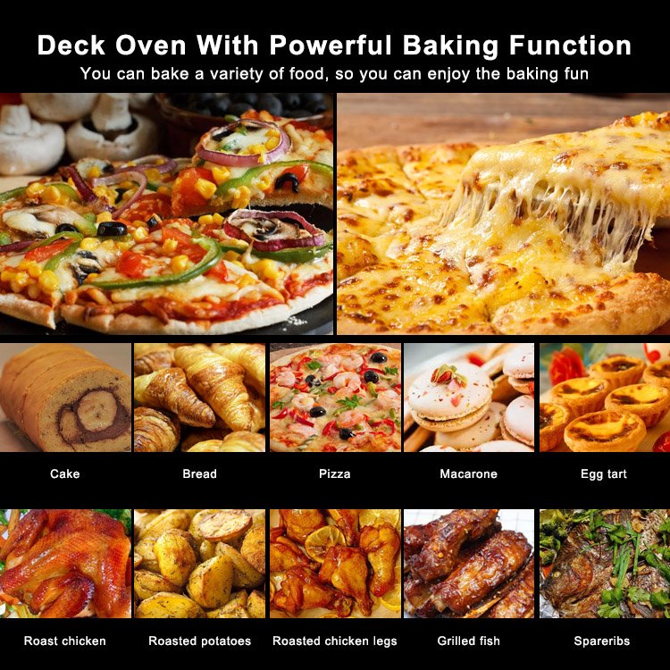 Customize New Product Golden Supplier 1 Trays Deck Oven Commercial Deck Bread Bakery Baking Oven