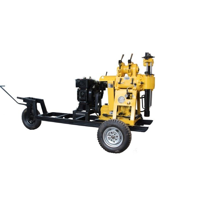 HZ-180 200m small portable Shallow hole rotary soil Exploratory water well diamond portable core drilling rig with mud pump