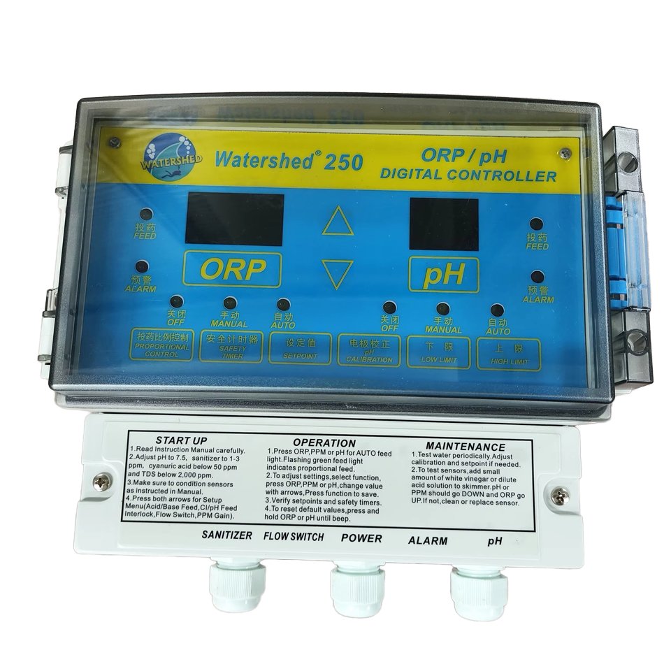 CCOREL 250 Pool Spa Quality Control Monitor High Efficiency PH/ORP Water Quality Controller Swimming Pool Accessories