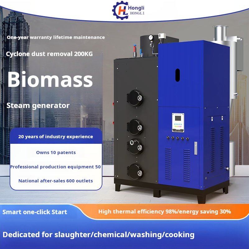 Personalizednew arrival hongli 80kg-1.5t cyclone dust removal boiler biochemical steam generator food disinfection