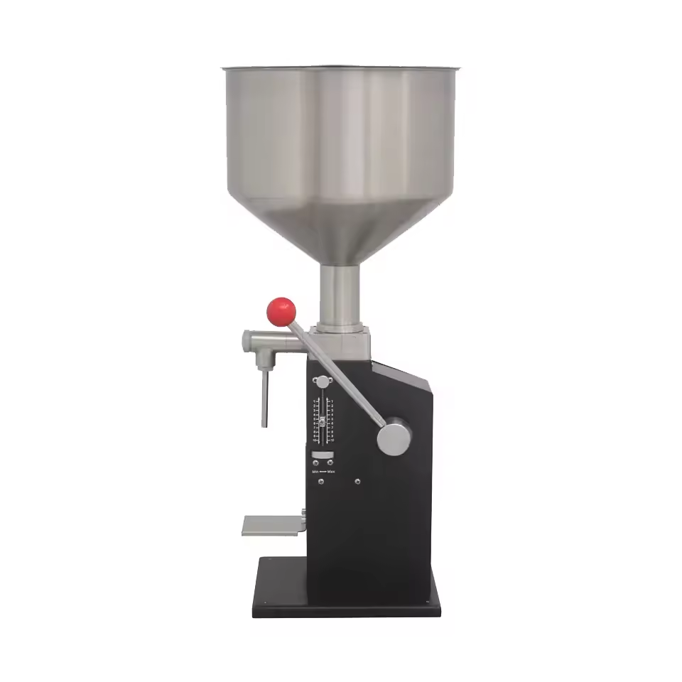 Manual Small Volume Piston Essential Oil Cosmetics Lotion Cream Bottle Paste Shampoo Cream Honey Liquid Filling Machine 50ml