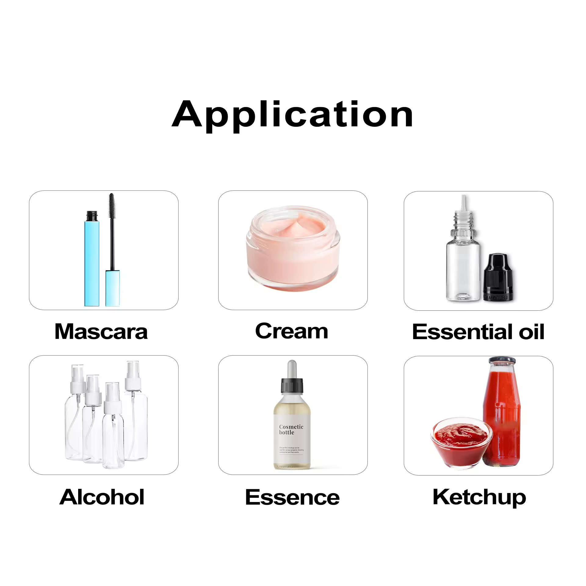 Manual Small Volume Piston Essential Oil Cosmetics Lotion Cream Bottle Paste Shampoo Cream Honey Liquid Filling Machine 50ml