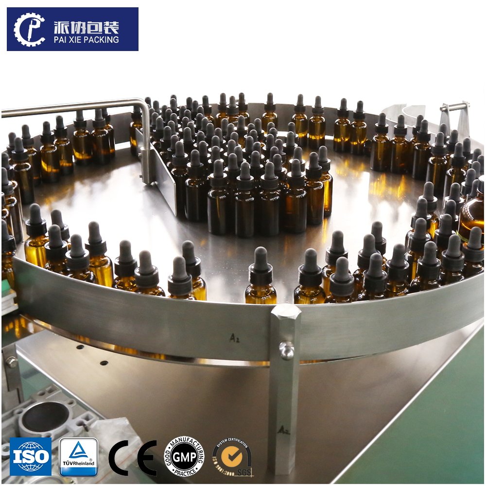 Paixe 10/30/50 ml Automatic Essential Oil Perfume Cosmetic Nail Polish Small Bottle Filling Machine 6 Head
