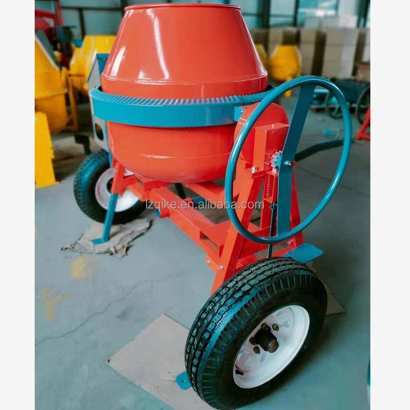 New design 800L small motor concrete mixer 400 liters used gas engine concrete mixer trailer cement mixing machine