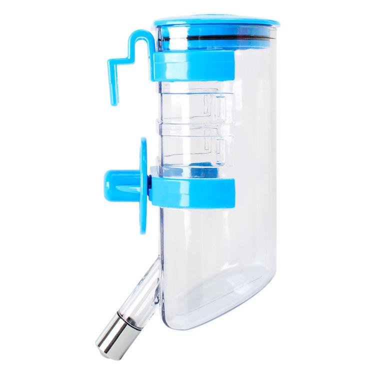 Pet feeder 350ml plastic dog water bottle dog cage hanging pet drinking ball dog water fountain