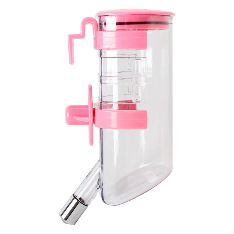 Pet feeder 350ml plastic dog water bottle dog cage hanging pet drinking ball dog water fountain