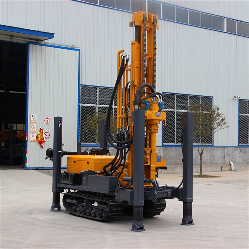 Direct selling 100m 200m deep well drill rig Maquina perforadora de roca para pozos de agua with mud pump