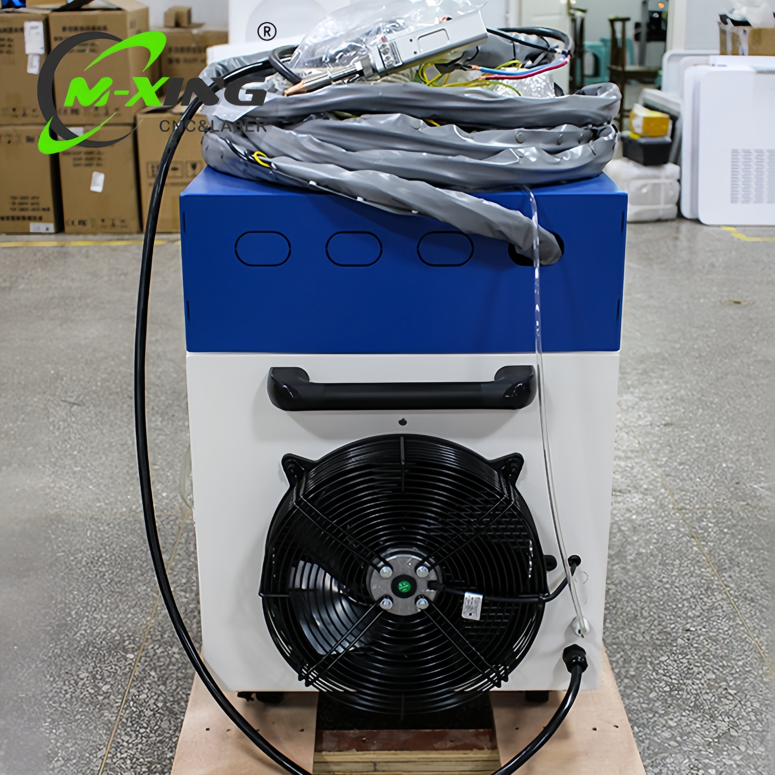 High safety level Mingxing 1.5kw 3000w 2kw metal mold 4in 1 fiber laser welding machine cleaner cutter from China for sale