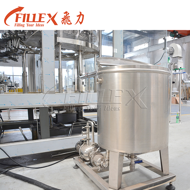 Hot Factory Price Automatic 3 in 1 Carbonated Glass Bottle Filling Machine Brverage Beer Juice Filling Line