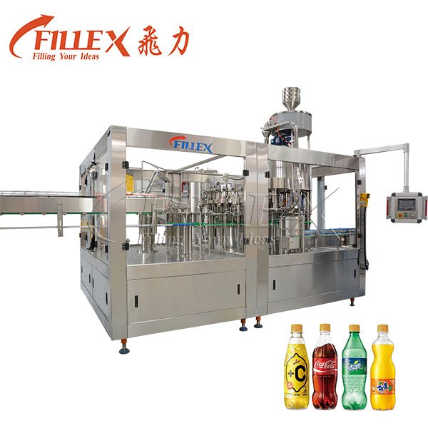 Hot Factory Price Automatic 3 in 1 Carbonated Glass Bottle Filling Machine Brverage Beer Juice Filling Line