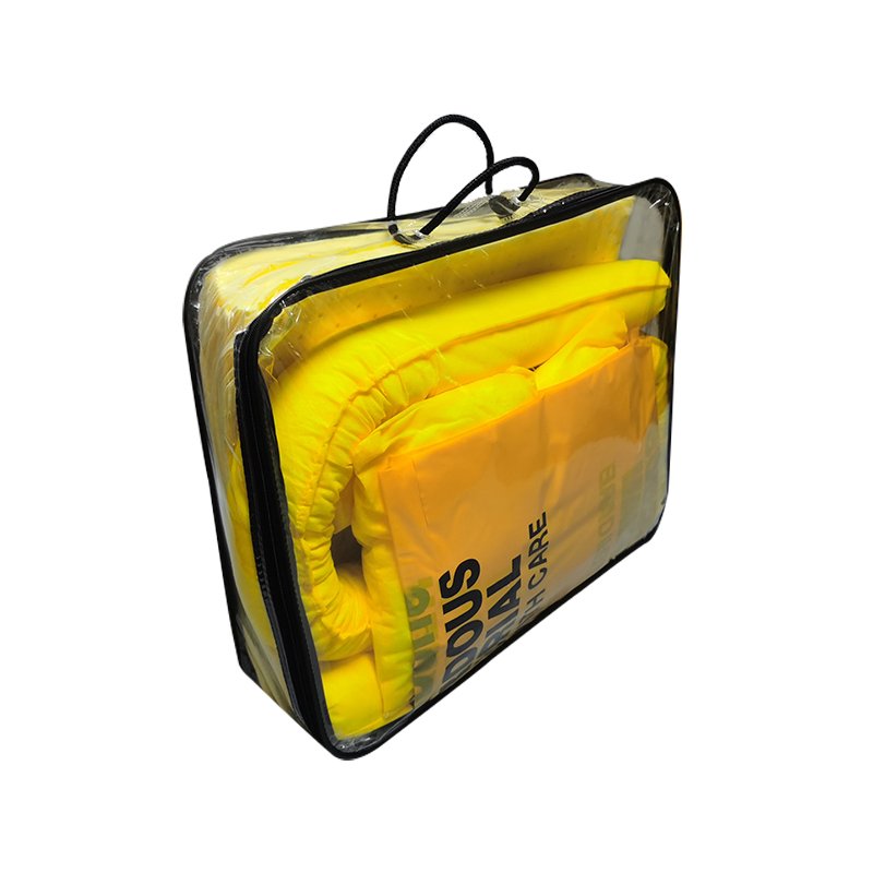 Polypropylene yellow color chemical absorbent spill kits for emergency