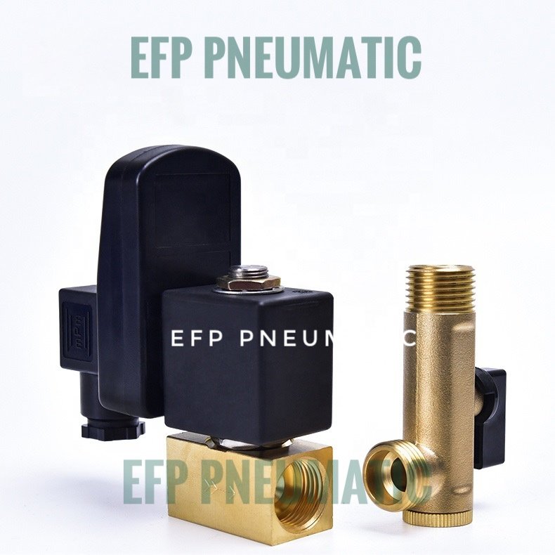OPT Excellent Quality Air Compressor Parts Electric Auto Drain Solenoid Valve with Timer MIC-A MIC-B