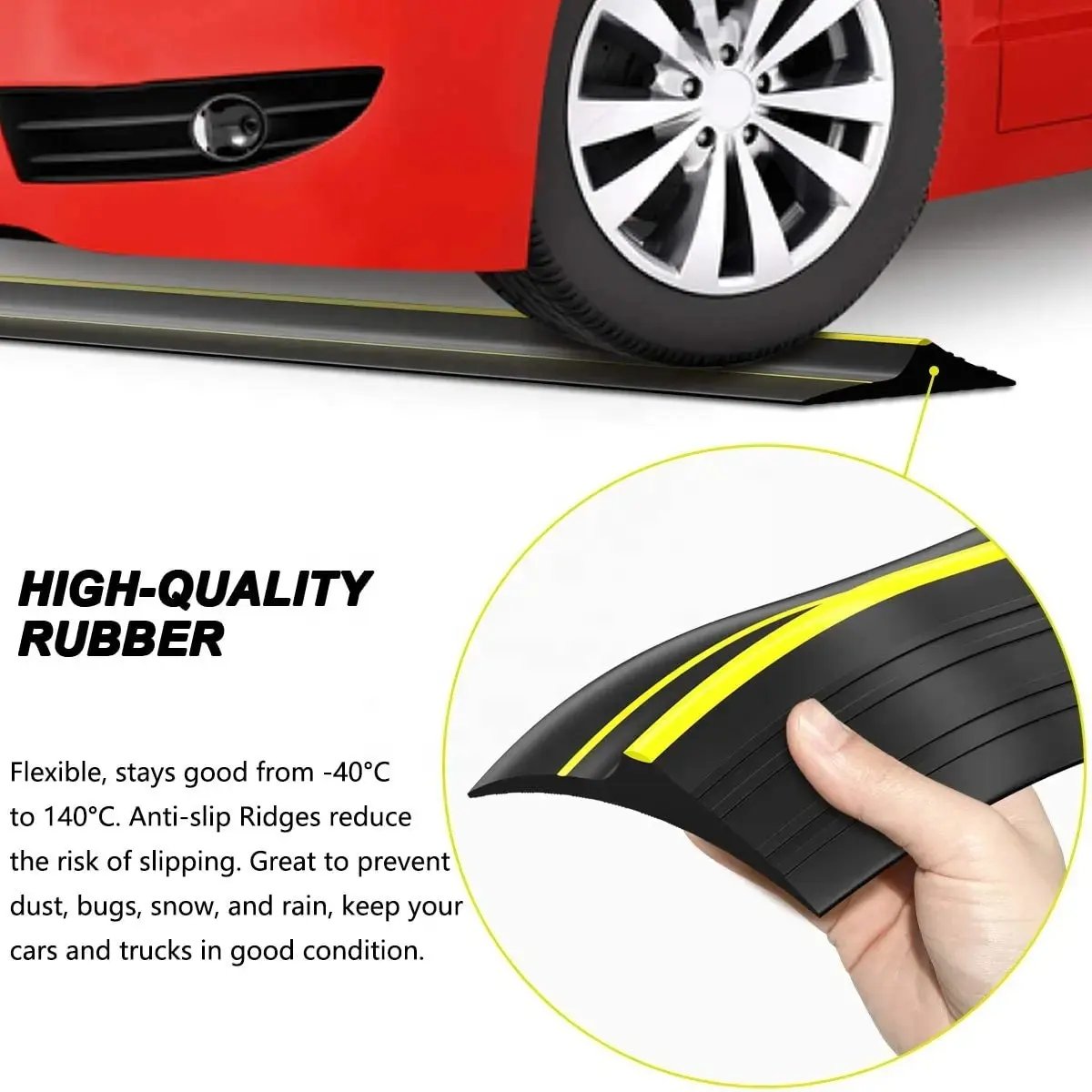 guangte waterproof garage door threshold weather seal strip flood barrier door floor bottom rubber seal