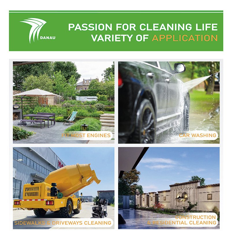 DANAU DCC-22/25ST 15 Hp 3200Psi Drain Pipe Gasoline High Pressure Washer Jetter Cleaning Machine
