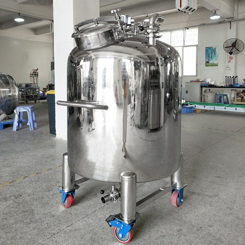 Industry Price for 500l Mixing and Storage Tank Cosmetic Mixing Tank Agitator Mixer Body Lotion Blender Pneumatic Mixing Type