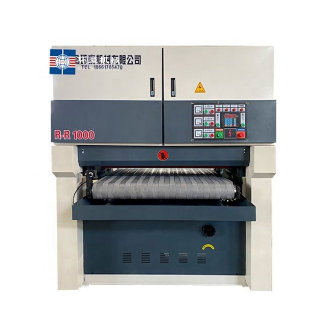 deburring metal water Cnc Sanding wide belt sander planer surface polishing machine for stainless steel