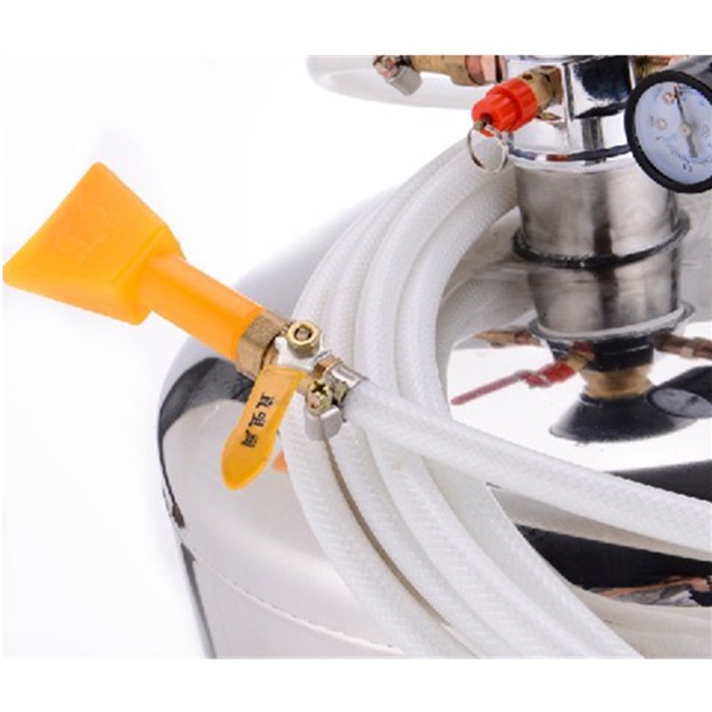 80L Spray Foam Machine 1-3 Bar High Pressure Car Washer Stainless Steel Bucket Pneumatic Foam Washing Machine for Car Cleaning
