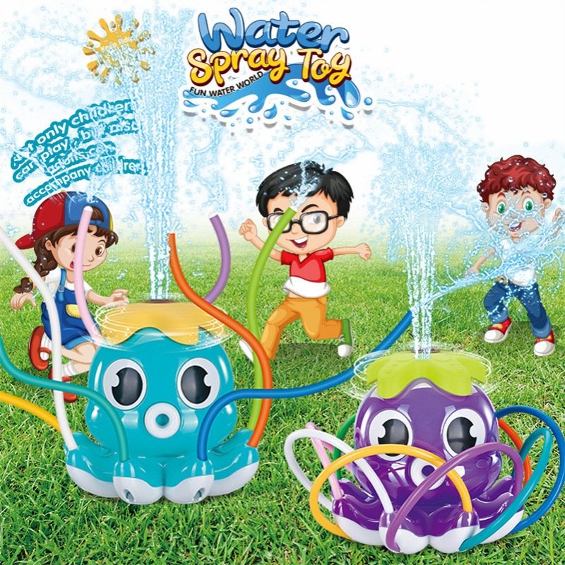 OEM crazy octopus for kid spray water sprinkler toys summer funny water safety products