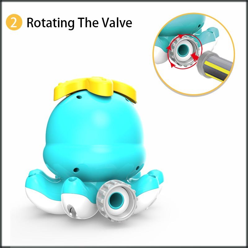 OEM crazy octopus for kid spray water sprinkler toys summer funny water safety products