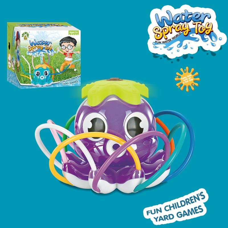 OEM crazy octopus for kid spray water sprinkler toys summer funny water safety products