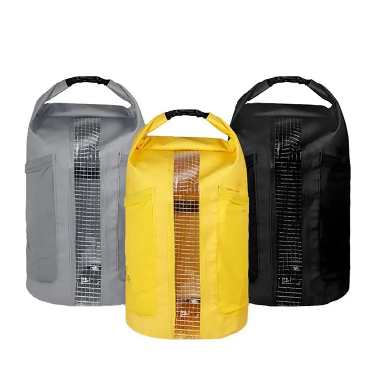 25L 500D PVC Ocean Sport Beach Rafting Boating Floating Surf Camping Hiking Waterproof Wet Dry Bag For Swimming